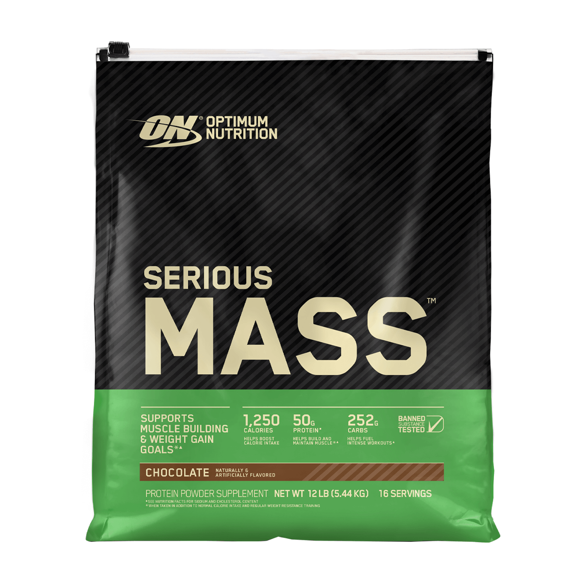 Optimum Nutrition mass gainer Serious Mass 12lb